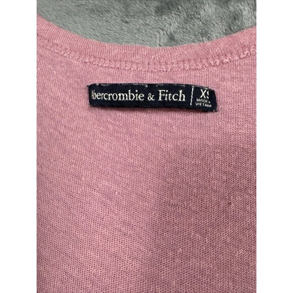 Abercrombie and finch women’s tank top extra small plum ruffled bottom and back - Picture 2 of 11